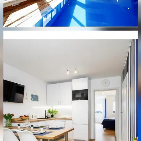 12b Niebieskie Dawniej Blue Marine Z Basenem Krytym, Odkrytym, Sala Zabaw, Animacjami דירה