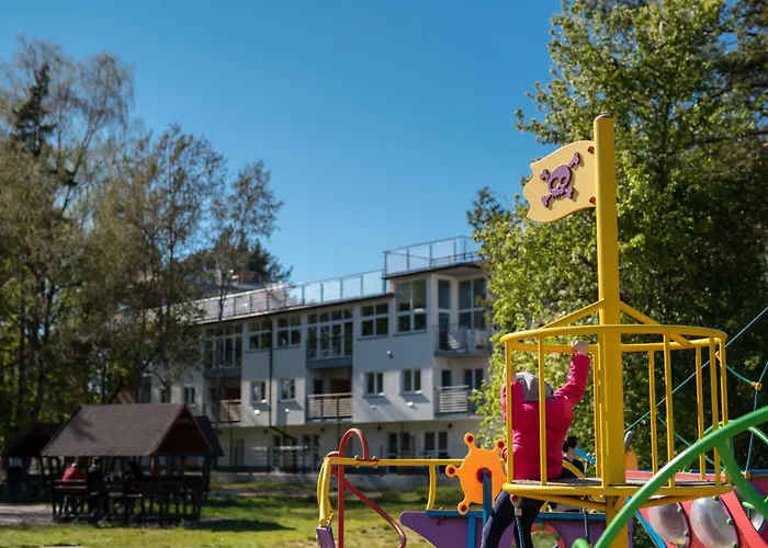 Апартаменты 12b Niebieskie Z Basenem Krytym, Odkrytym, Sala Zabaw, Animacjami