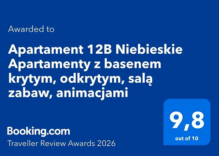 12b Niebieskie Z Basenem Krytym, Odkrytym, Sala Zabaw, Animacjami Poddąbie